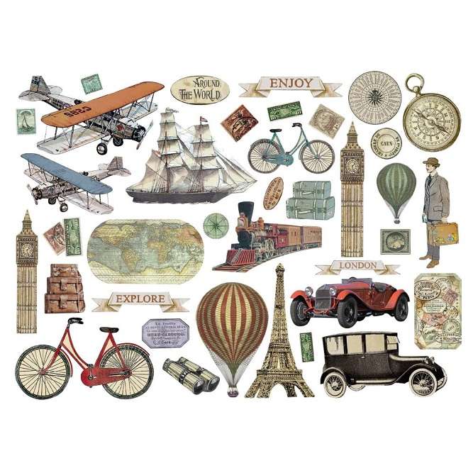Stamperia - Around The World Die-Cuts