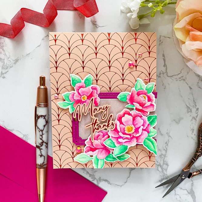 PF - Peony Fantasy Stamp