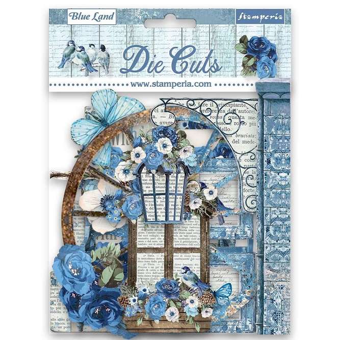 Stamperia - Blue Land Die-Cuts