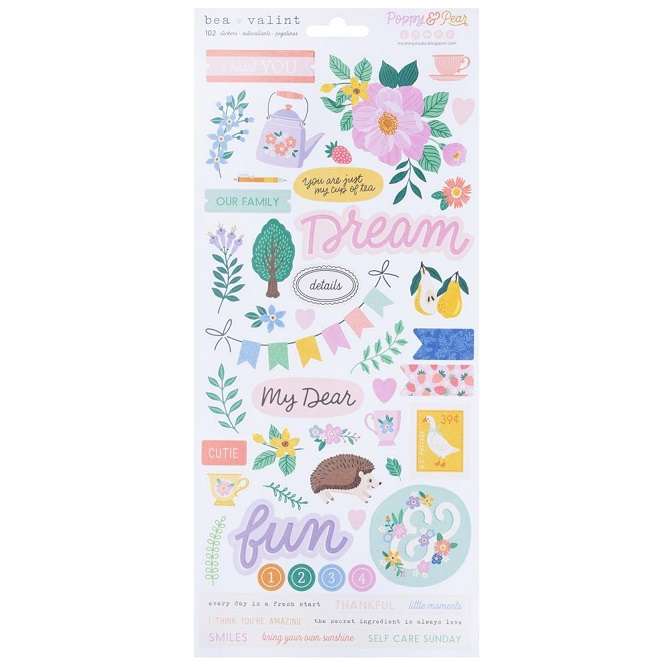 AC - Poppy And Pear Stickers