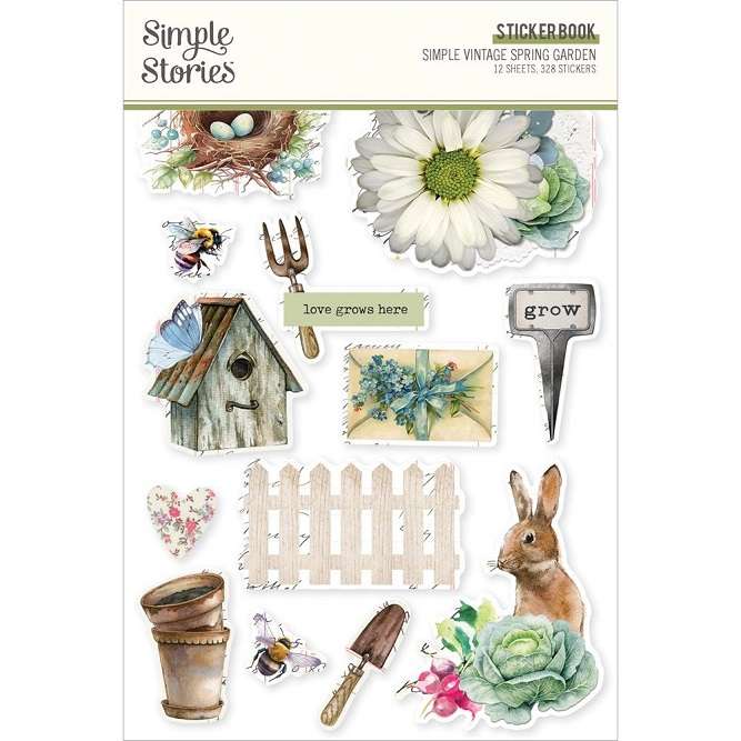 SS - Spring Garden Sticker Book