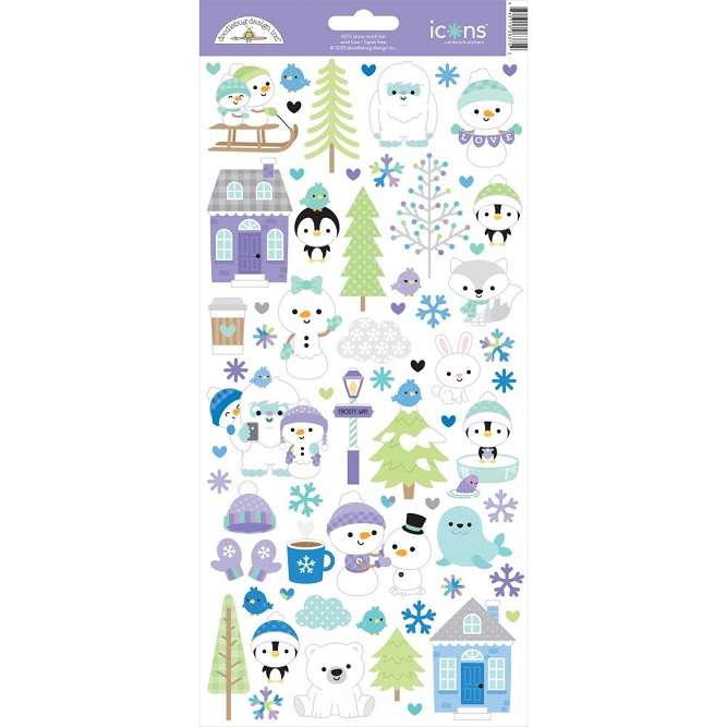 Doodlebug - Snow Much Fun Stickers