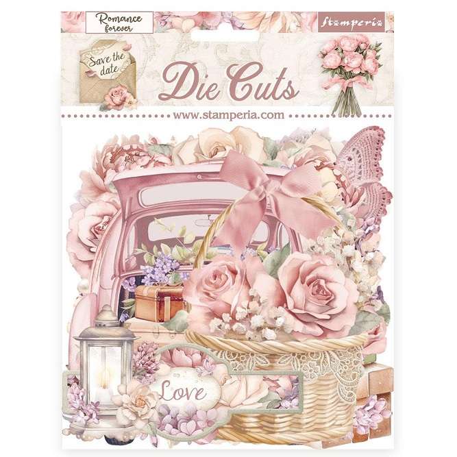 Stamperia - Romance Forever Journaling Die-Cuts