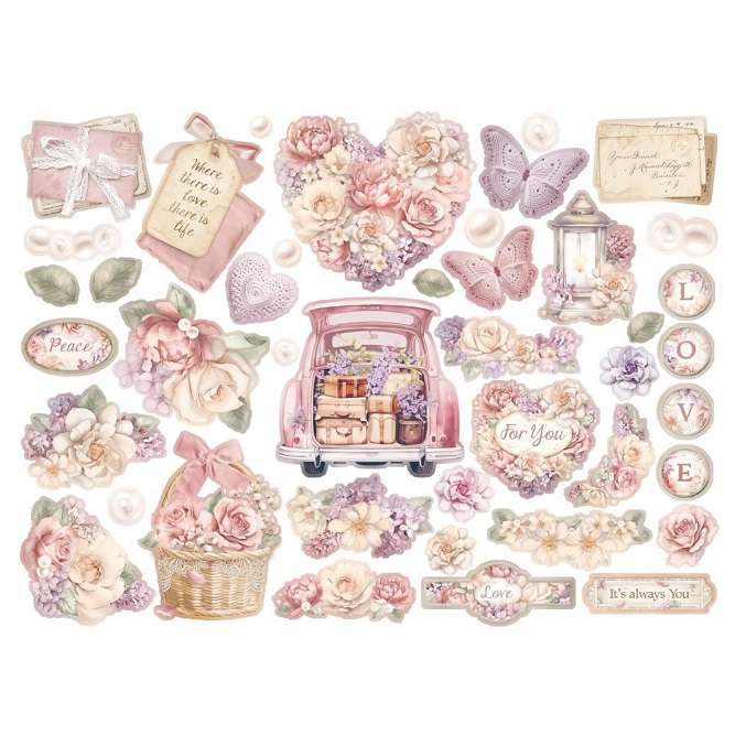 Stamperia - Romance Forever Journaling Die-Cuts