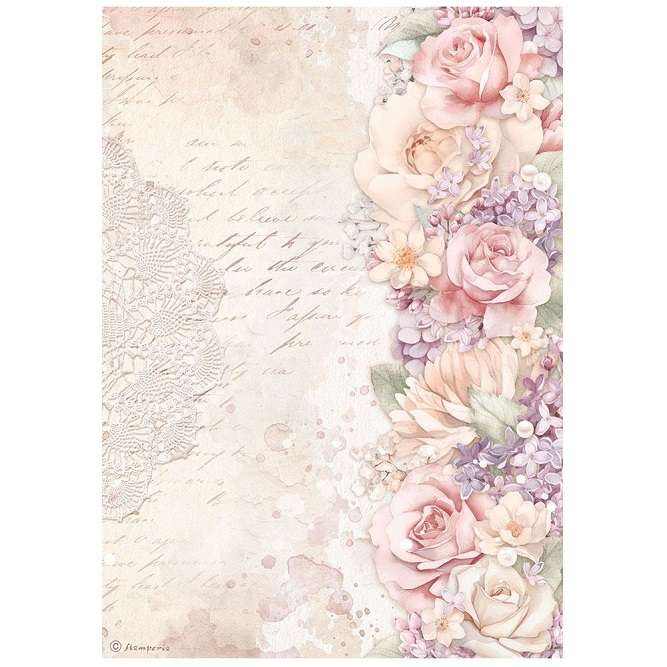 Stamperia Assorted Rice Paper - Romance Forever