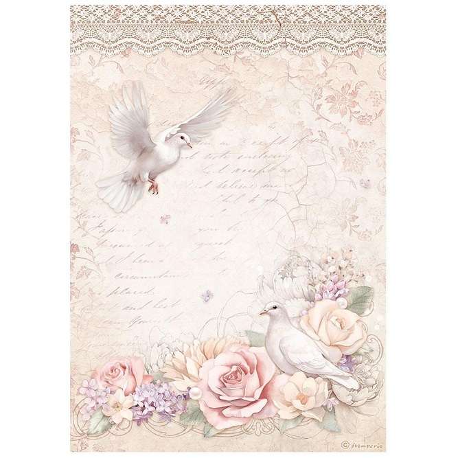 Stamperia Assorted Rice Paper - Romance Forever