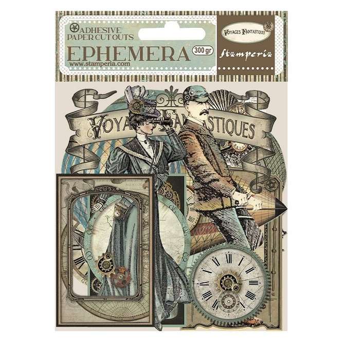Stamperia - Voyages Fantastiques Ephemera