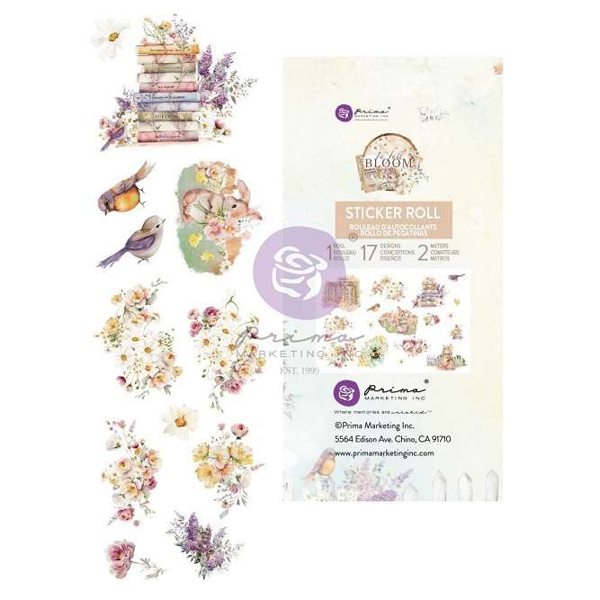 Prima - In Full Bloom Sticker Roll