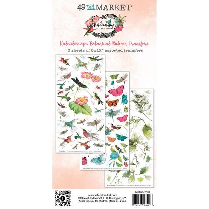 49 & Market - Kaleidoscope Botanical Rub-On