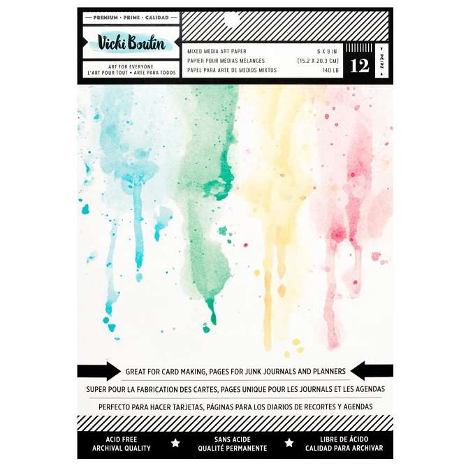 AC - Vicki Boutin Bright White Smooth Watercolor