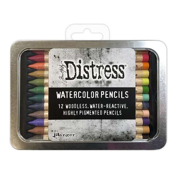Tim Holtz Watercolor Pencils Set 4