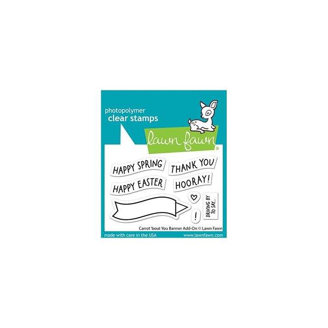 Lawn Fawn - Carrot 'bout You Banner Add-On