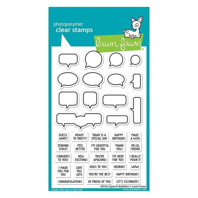Lawn Fawn - All the Speech Bubbles