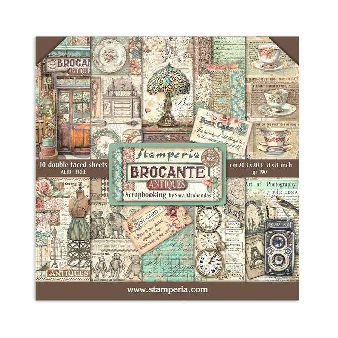 Stamperia - Brocante Antiques 8"X8"