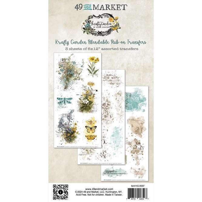 49 & Market - Krafty Garden Rub-On