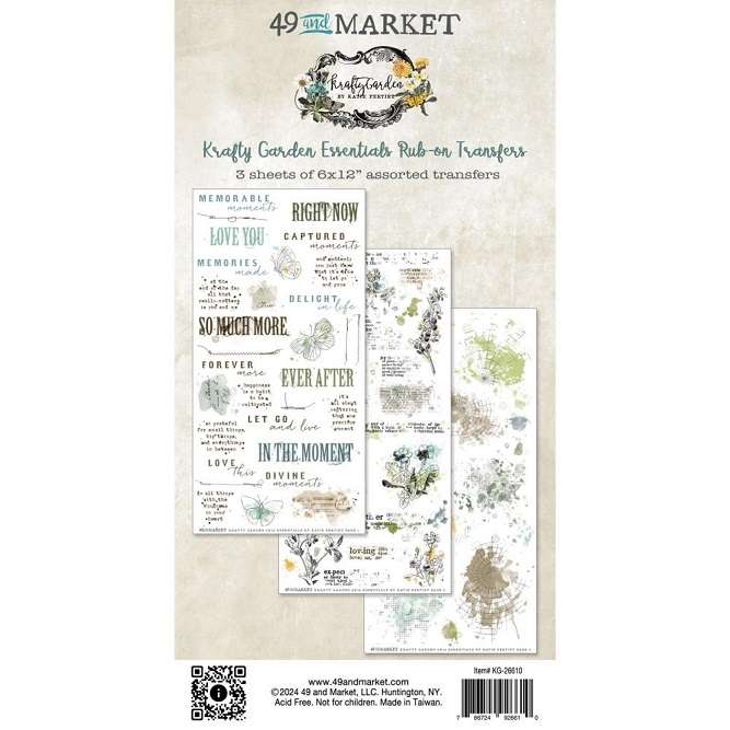49 & Market - Krafty Garden Essentials Rub-On