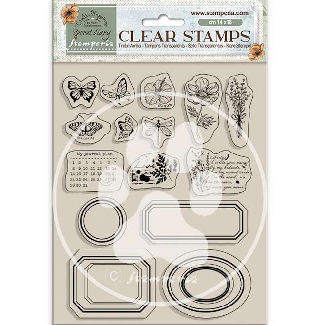 Stamperia - Secret Diary Labels