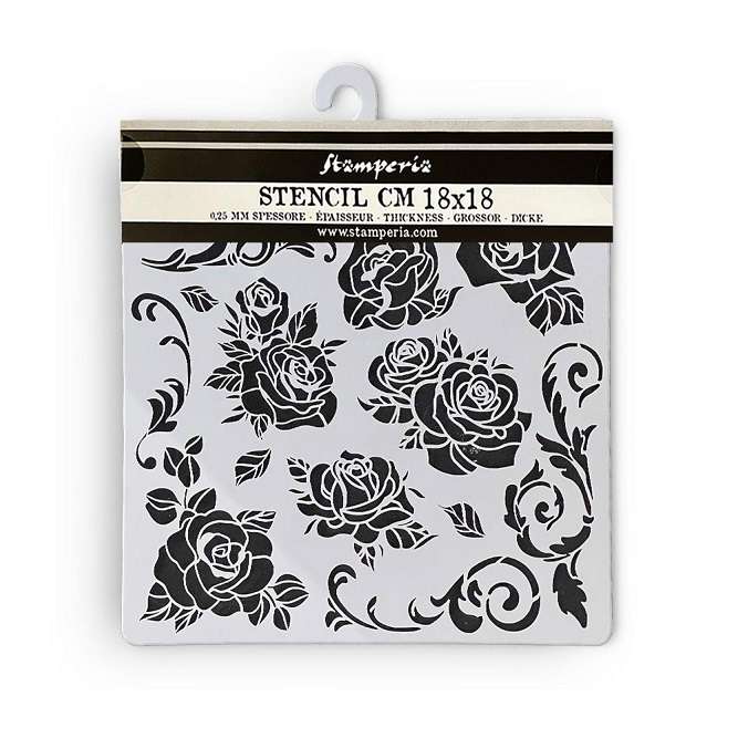 Stamperia - Shabby Rose Stencil