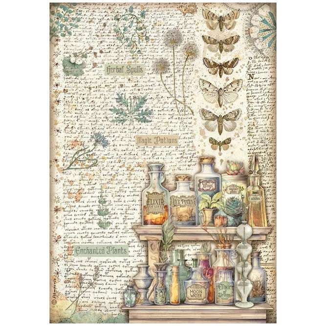 Stamperia Rice Paper - Fortune Alchemy