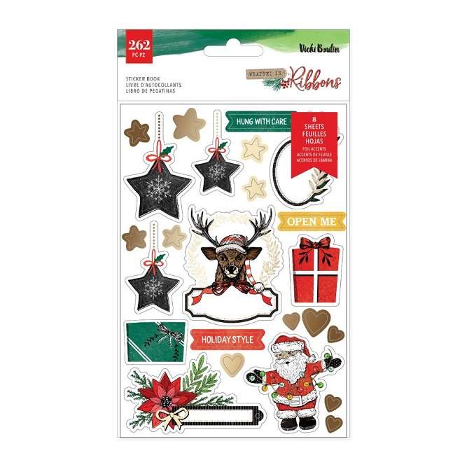 AC - Vicki Boutin Wrapped In Ribbons Sticker Book
