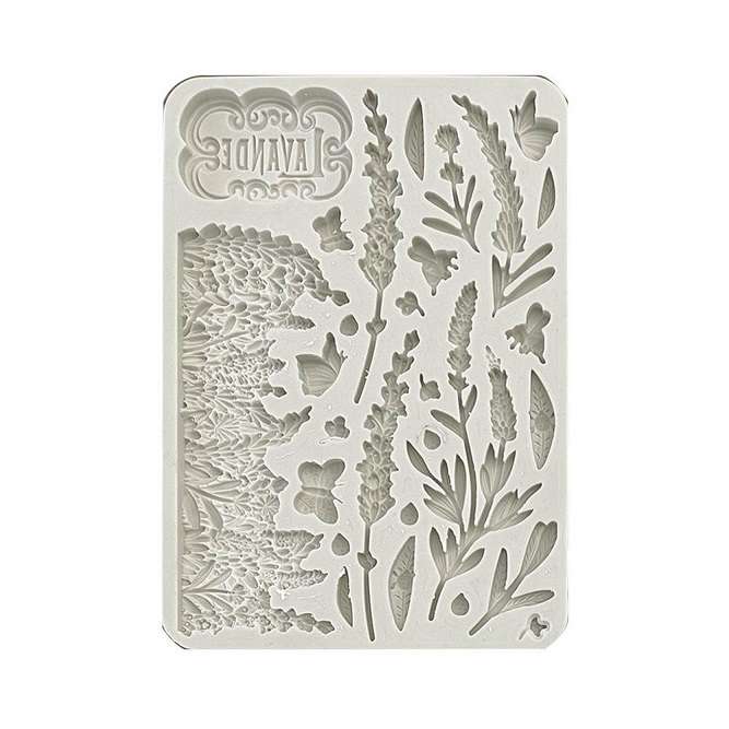 Stamperia Silicon mould A5 - Lavender Elements