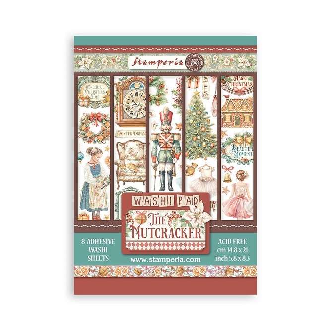 Stamperia Washi pad 8xA5 - The Nutcracker