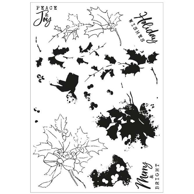 Sizzix - Pencil Line Holly