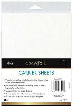 Deco Foil - Carrier Sheets 6X8.5