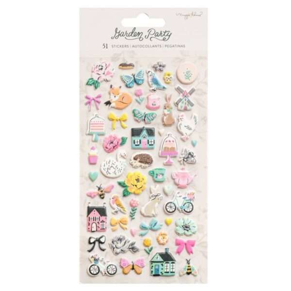 AC - Garden Party Puffy Stickers