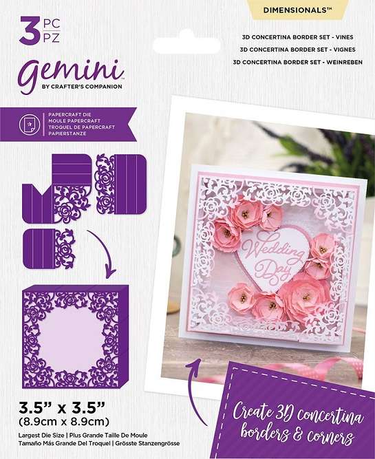 CC - Concertina Border Die Set - Vines
