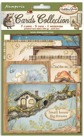 Stamperia cards collection - Hidden Grove
