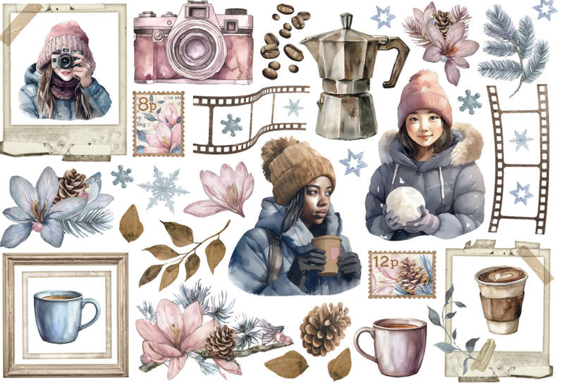 Stamperia - Ephemera - Create Happiness Dewdrops