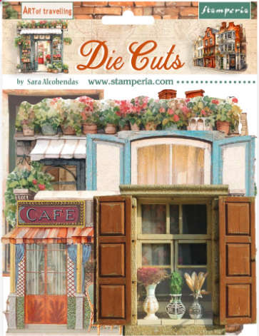 Stamperia - Die Cuts - Art of Travelling