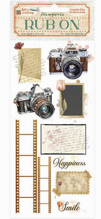 Stamperia - Rub-on - Art of Travelling photography