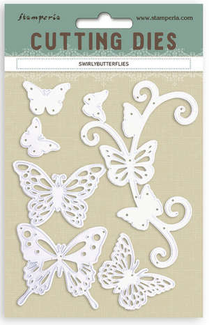 Stamperia Cutting Dies A6 - Swirly Butterflies