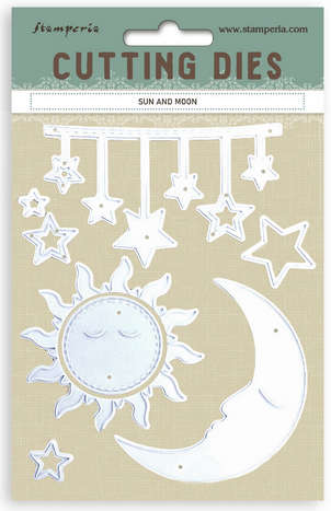 Stamperia Cutting Dies A6 - Sun and Moon