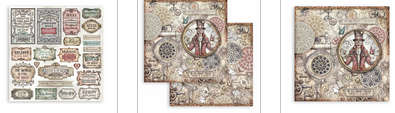 Stamperia pad 30x30 - Master of Magic x10
