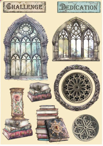 Stamperia Wooden Shapes - Master of Magic