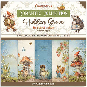 Stamperia pad 30x30 - Hidden Grove