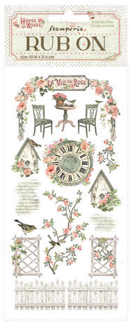 Stamperia Rub-on - House of Roses elements