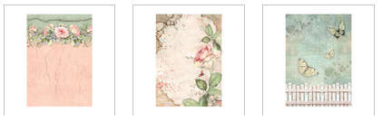 Stamperia Assorted Rice Paper 8xA6 - House of Roses