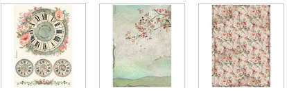 Stamperia Assorted Rice paper 6xA4 - House of Roses