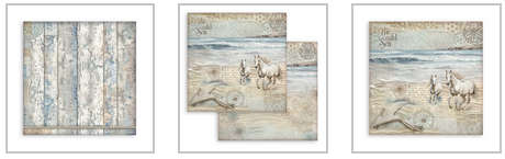 Stamperia pad 20x20 - Silent Sea x10