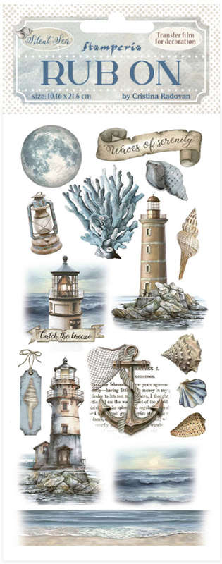 Stamperia Rub-on - Silent Sea lighthouse
