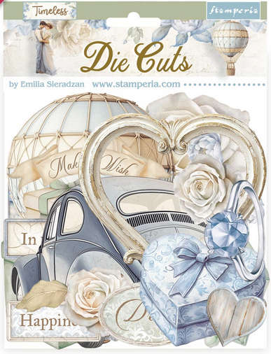 Stamperia die-cuts - Timeless