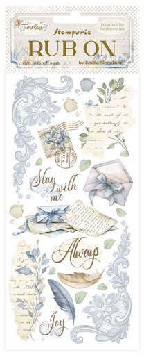 Stamperia Rub-On - Timeless letters