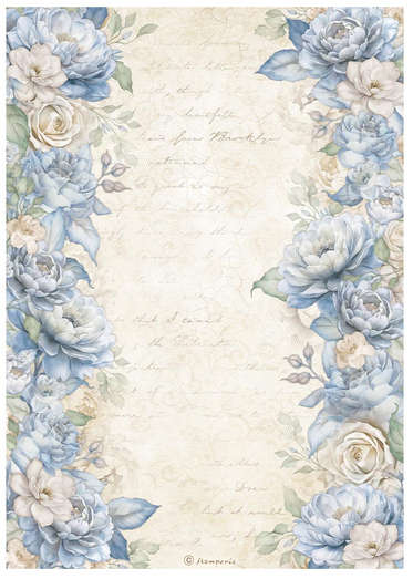 Stamperia Rice paper - Timeless floral borders