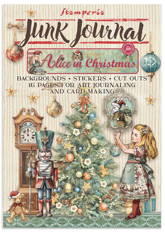 Stamperia junk journal - Alice in Christmas
