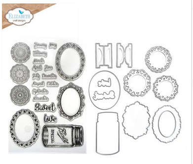 EC Small Doilies & Tabs Stamp+Die set