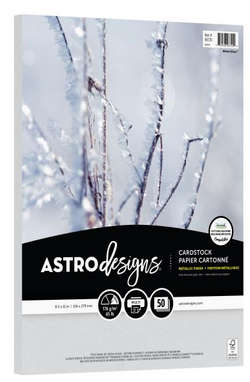Neenah Astrodesigns -  Metallic White Silver A4
